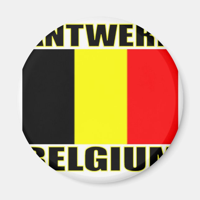 Antwerpen, Belgien Magnet (Framsidan)