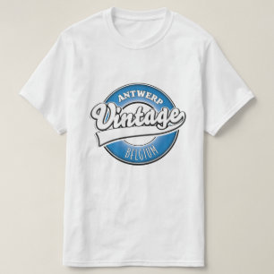 Antwerpen Belgien vintage logotyp T Shirt