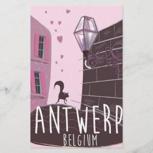 Antwerpen, Belgiens reseaffisch Brevpapper