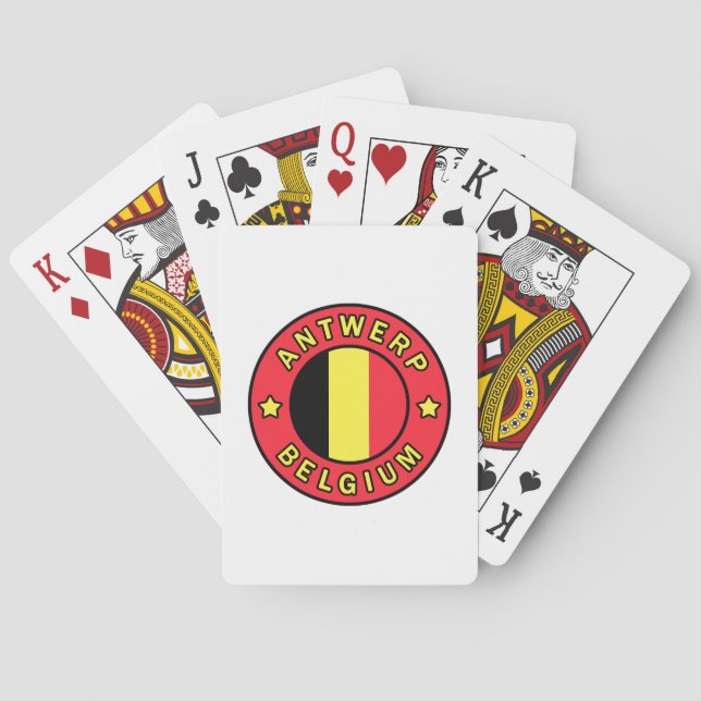 Antwerpen Belgium Casinokort (Baksidan)