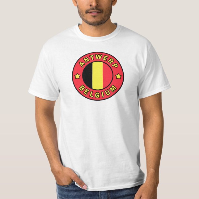 Antwerpen Belgium T Shirt (Framsida)