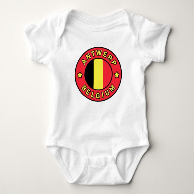 Antwerpen Belgium T Shirt (Framsida)