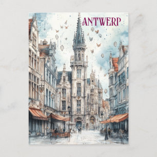 Antwerpen Belgium Travel Vykort