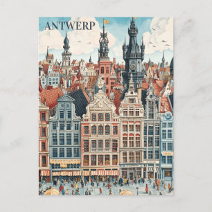 Antwerpen Belgium Travel Vykort