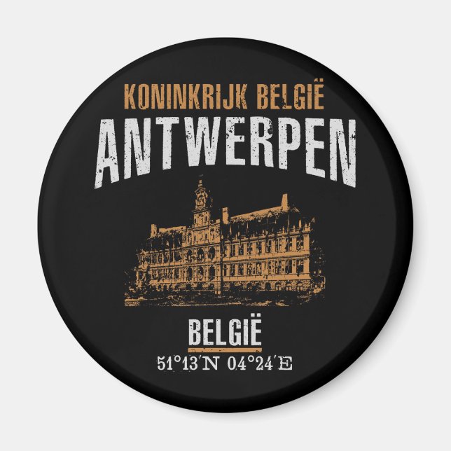 Antwerpen Magnet (Framsidan)