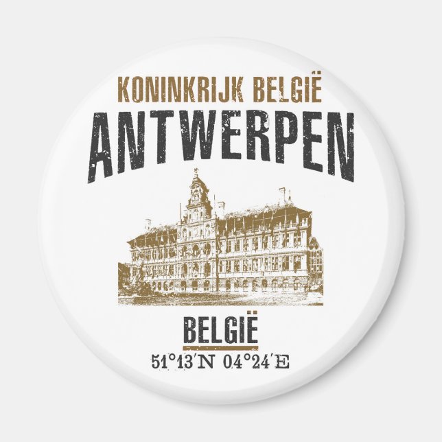 Antwerpen Magnet (Framsidan)