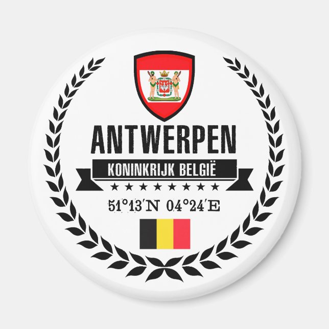 Antwerpen Magnet (Framsidan)