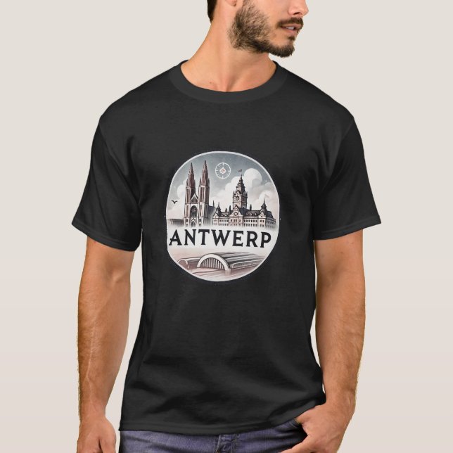 Antwerpen T Shirt (Framsida)