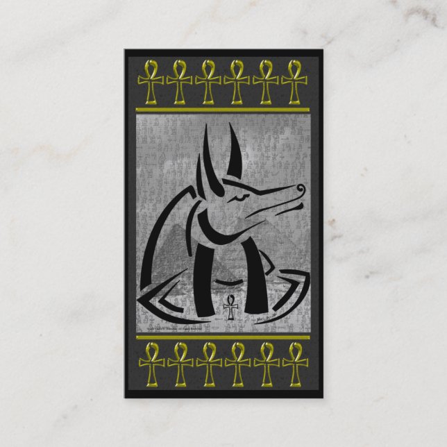 Anubis Affärskort Visitkort (Framsida)