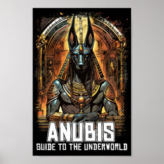 Anubis Ancient Egyptian Dödsgud Poster