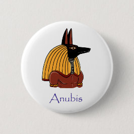 Anubis - Ancient Egyptian God Badge Knapp