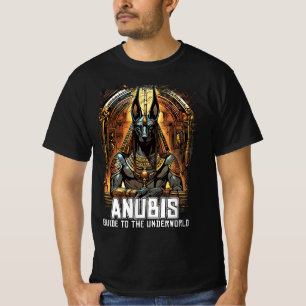 Anubis Ancient Egyptian GOD Guide to Underworld T Shirt