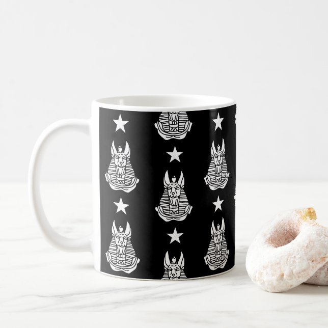 Anubis Ancient Egyptian Gud Kaffemugg (Med munk)