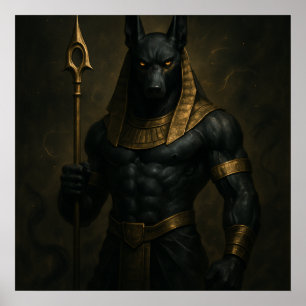 Anubis Ancient Egyptian Gud Poster