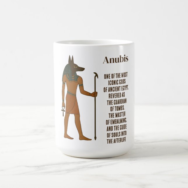 Anubis - Ancient Egyptian History Kaffemugg (Center)