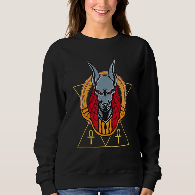 Anubis Art Anubis och Bastet Anubis Jackal Anubis T Shirt (Framsida)