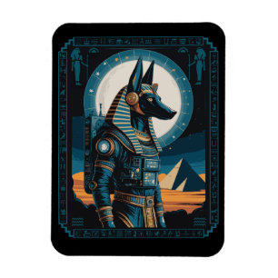 Anubis Astronaut - Afterlifs konsomiska väktare Magnet