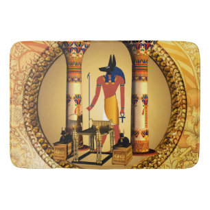 Anubis den egyptiska guden badrumsmatta