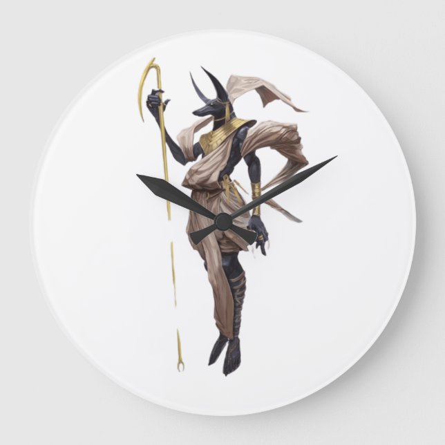 Anubis, den gamla guden av de döda stor klocka (Framsida)