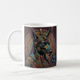 Anubis Egyptian Art Kaffemugg