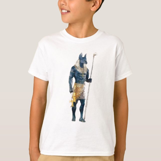 Anubis egyptiergud tee shirt (Framsida)