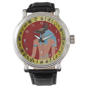 Anubis, egyptisk gud armbandsur
