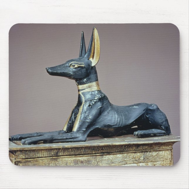 Anubis egyptisk gud av deadna från en bröstkorg musmatta (Framsidan)