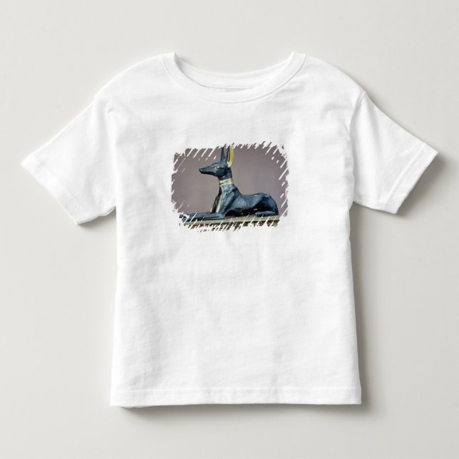Anubis egyptisk gud av deadna från en bröstkorg tee shirt (Framsida)