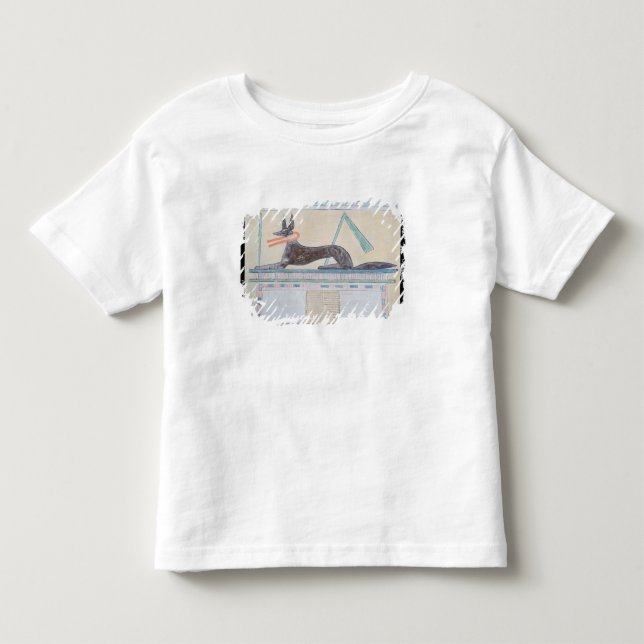 Anubis egyptisk gud av deadna t shirt (Framsida)