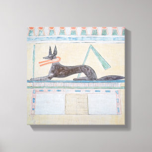 Anubis, egyptisk gud till de döda canvastryck