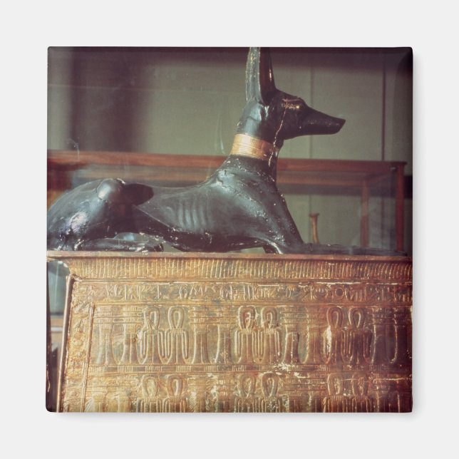 Anubis, egyptisk gud till de döda magnet (Framsidan)