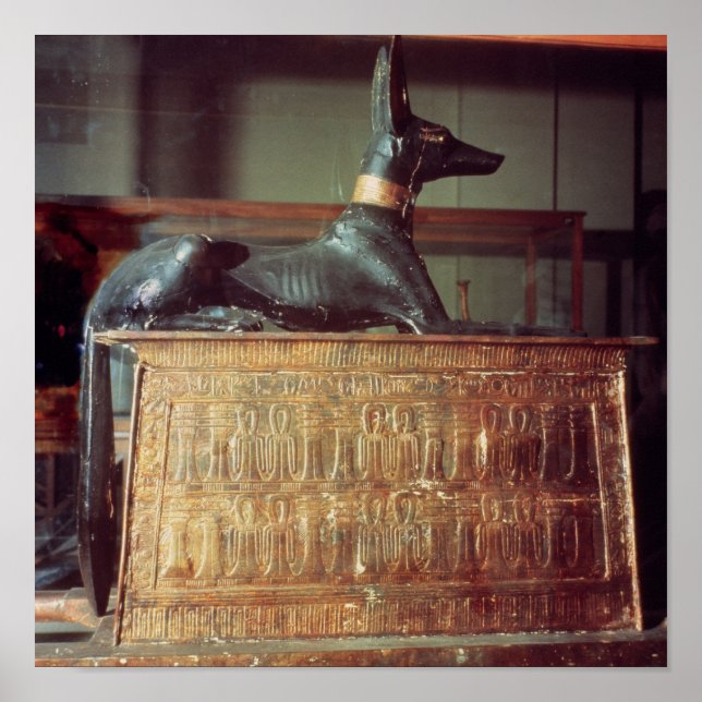 Anubis, egyptisk gud till de döda poster (Framsidan)