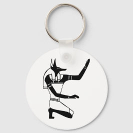 Anubis, egyptisk hieroglyf nyckelring