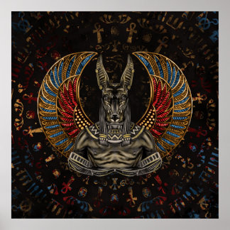 Anubis - Egyptiska Gud Poster