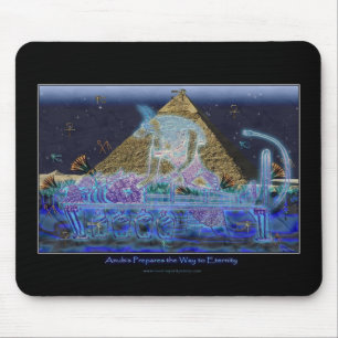 Anubis Fantasy Egyptian Mouse Pad Musmatta