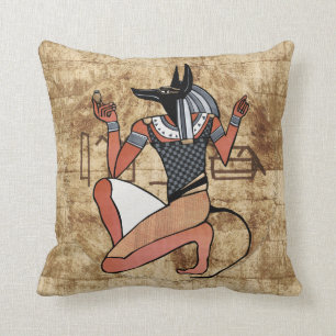 Anubis förmyndareegyptier kudde
