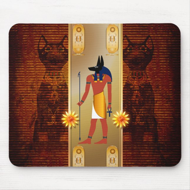 Anubis forntida egyptier musmatta (Framsidan)