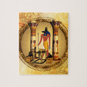 Anubis forntida egyptisk gud av de döda ritualerna pussel