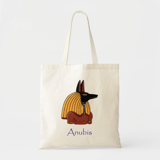 Anubis forntida egyptisk gud (namngiven) tygkasse (Framsidan)