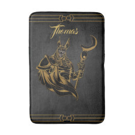 Anubis gammal av Egypten. Badrumsmatta