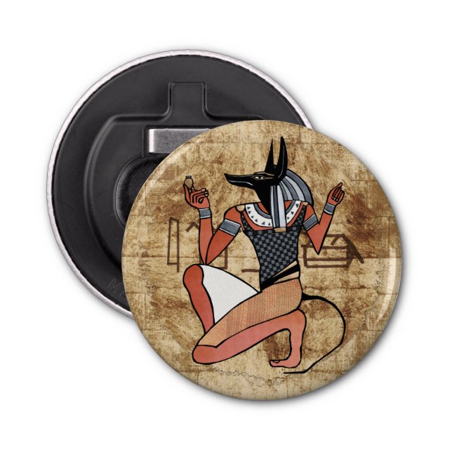 Anubis Guardian Egyptian Flasköppnare (Framsidan)