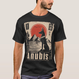 Anubis Guardian - Pharaoh's Sentinel Wall Art T Shirt