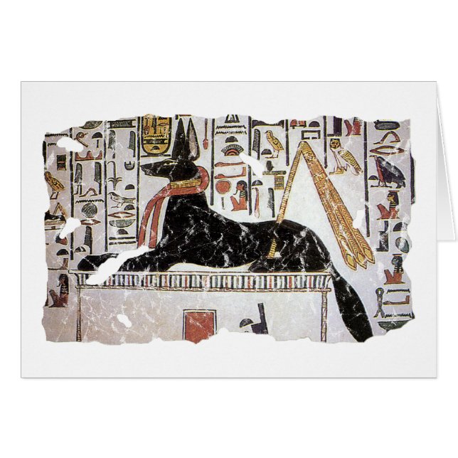 Anubis Hälsningskort (Framsidan Horizontal)