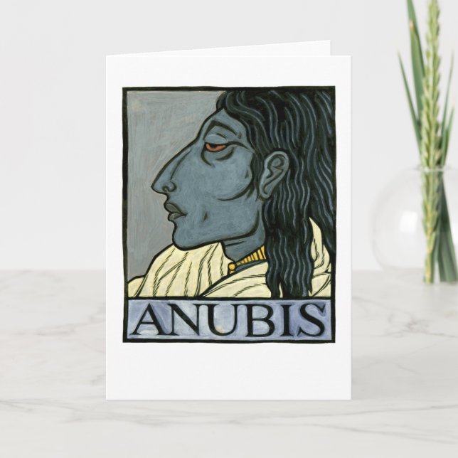 Anubis-hälsningskort Kort (Framsida)