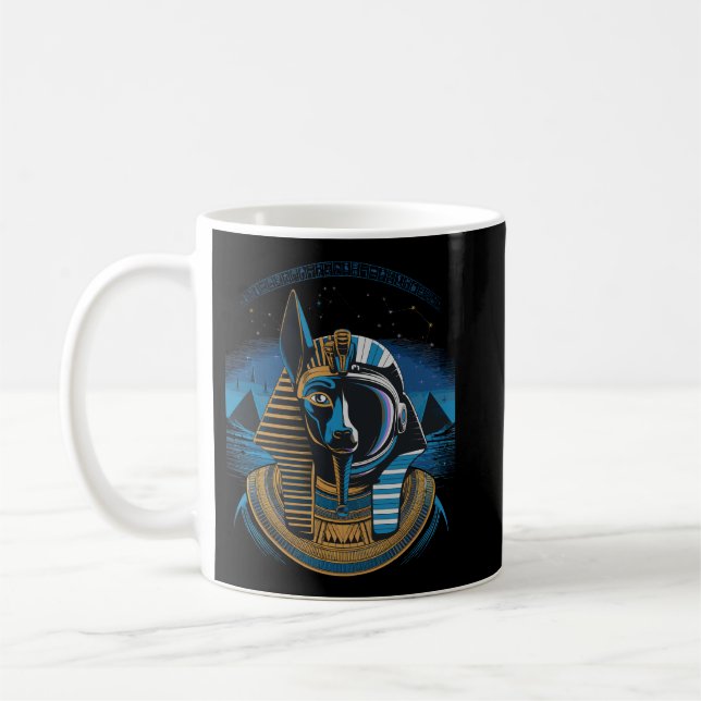 Anubis Hybrid - Guardian of the Cosmic Realms Kaffemugg (Vänster)
