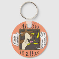 Anubis i en låda (stängt Öga)