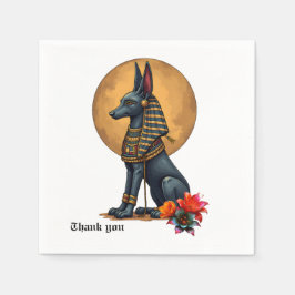 Anubis i månskenet,  pappersservett