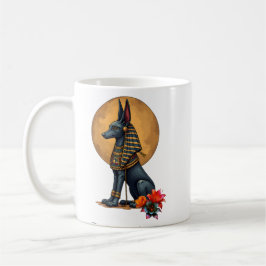 Anubis in the moonlight,  kaffemugg
