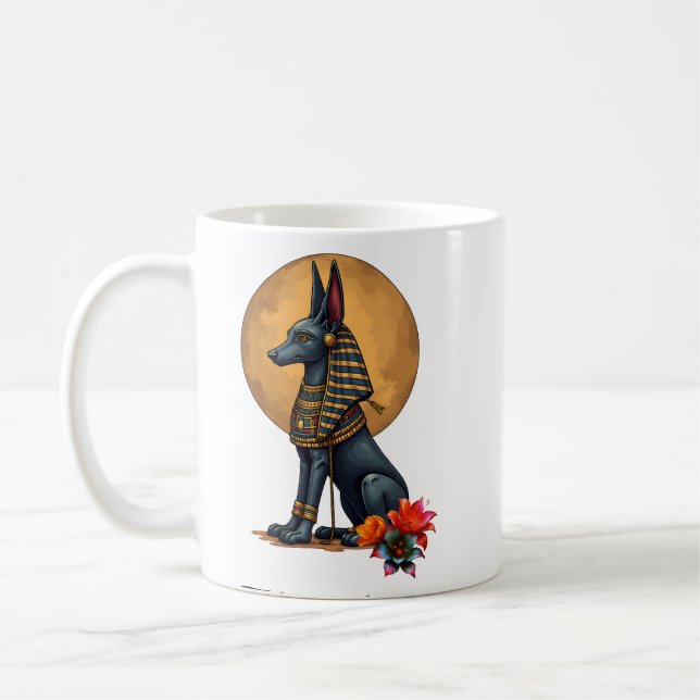 Anubis in the moonlight,  kaffemugg (Vänster)