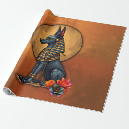 Anubis in the moonlight,  presentpapper